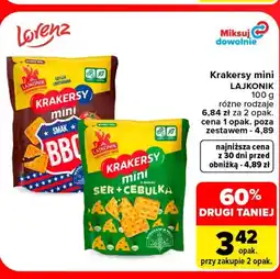 Carrefour Krakersy Lajkonik oferta