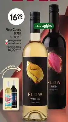 Żabka Wino białe Flow Cuvee półwytrawne oferta