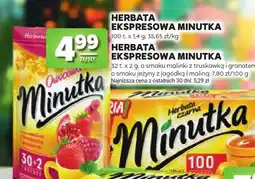 Stokrotka Herbata ekspresowa Minutka o smaku malinki z truskawką i granatem oferta