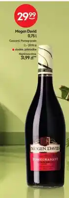Żabka Wino czerwone Mogen David Concord oferta