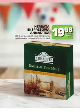 Stokrotka Herbata ekspresowa Ahmad Tea English Tea No. 1 oferta