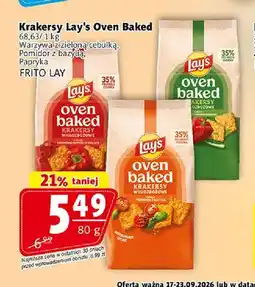 Prim Market Krakersy Lay's Oven Baked warzywa z zieloną cebulką oferta