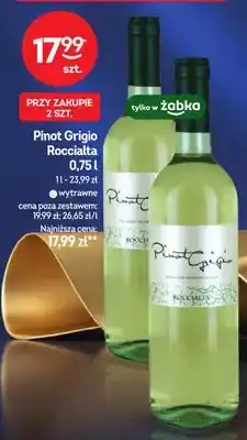 Żabka Wino białe Pinot Grigio Roccialta oferta