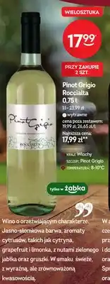 Żabka Wino białe Pinot Grigio Roccialta wytrawne oferta