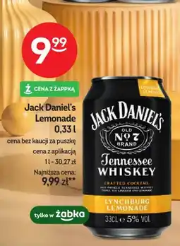 Żabka Drink Jack Daniel's Lemonade oferta