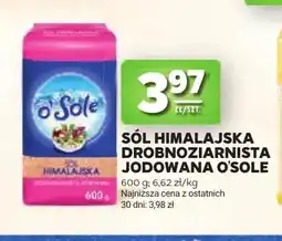Stokrotka Sól himalajska drobnoziarnista jodowana O'Sole oferta