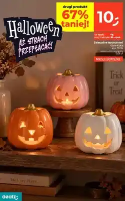 Dealz Świecznik w kształcie dyni oferta