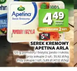 Stokrotka Serek kremowy pomidory i bazylia Apetina Arla oferta