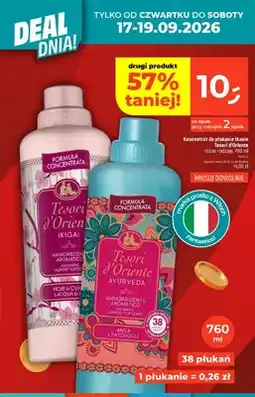 Dealz Koncentrat do płukania tkanin Tesori d'Oriente Ayurveda oferta