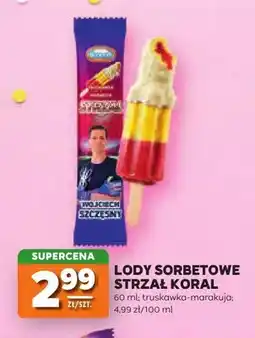 Stokrotka Lody sorbetowe Strzał truskawka-marakuja oferta