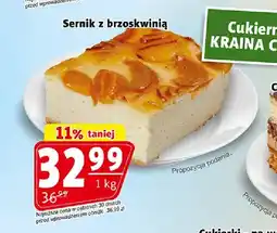 Prim Market Sernik z brzoskwinią Cukiernia Kraina Ciast oferta