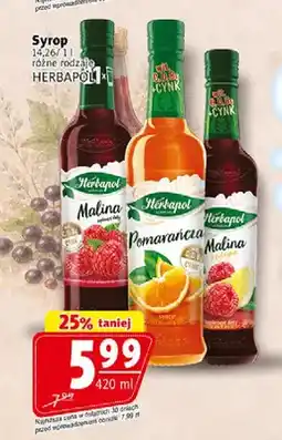 Prim Market Syrop malina Herbapol oferta