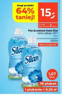 Dealz Płyn do płukania tkanin Silan oferta