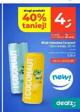 Dealz Woda kokosowa Coconaut oferta