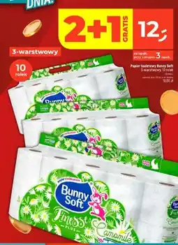 Dealz Papier toaletowy Bunny Soft 3-warstwowy 10-pak oferta