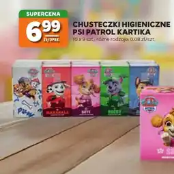 Stokrotka Chusteczki higieniczne Psi Patrol Kartika 10-pak oferta