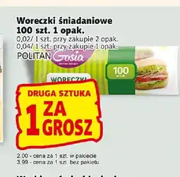 Prim Market Woreczki śniadaniowe 100 szt. Gosia oferta