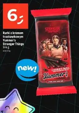 Dealz Rurki z kremem truskawkowym Yummer's Stranger Things oferta