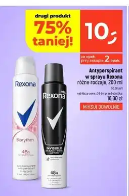 Dealz Antyperspirant w sprayu Rexona oferta
