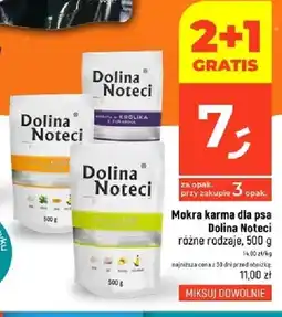 Dealz Mokra karma dla psa Dolina Noteci bogata w królika z żurawiną oferta