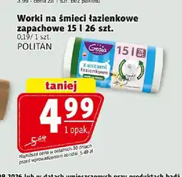 Prim Market Worki na śmieci łazienkowe zapachowe 15 l 26 szt. Gosia oferta