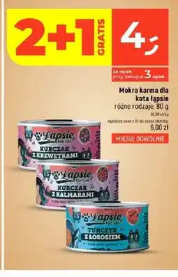 Dealz Mokra karma dla kota Łapsie kurczak z krewetkami oferta