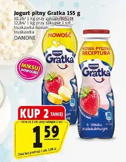 Prim Market Jogurt pitny Gratka truskawka-banan Danone oferta
