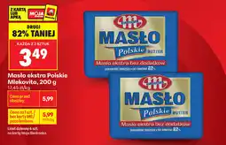 Biedronka Masło ekstra bez dodatków Mlekovita Polskie Butter 82% oferta
