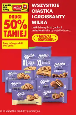 Biedronka Wszystkie ciastka i croissanty Milka oferta
