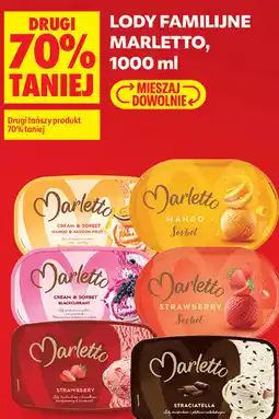 Biedronka Lody familijne Marletto oferta