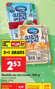 Biedronka Śledzik na raz Lisner oferta