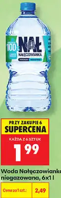 Biedronka Woda Nałęczowianka niegazowana oferta