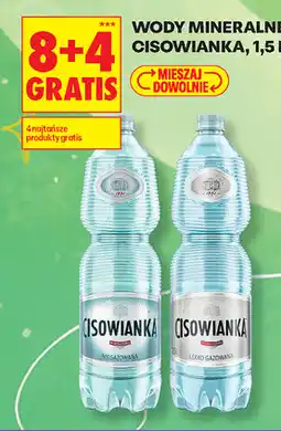 Biedronka Wody mineralne Cisowianka oferta