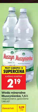 Biedronka Woda mineralna Muszynianka oferta