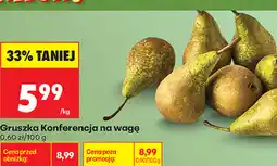 Biedronka Gruszka Konferencja na wagę oferta