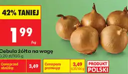 Biedronka Cebula żółta na wagę oferta