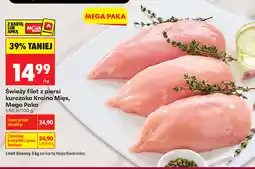 Biedronka Świeży filet z piersi kurczaka Kraina Mięs, Mega Paka oferta