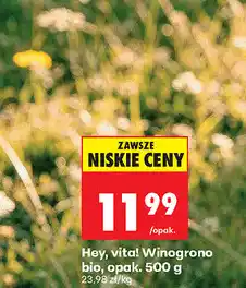 Biedronka Hey, vita! Winogrono bio oferta