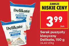 Biedronka Serek puszysty klasyczny Delikate oferta