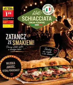 Biedronka Włoskie pieczywo Schiacciata oferta