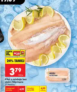 Biedronka Filet z mintaja bez skóry Marinero oferta