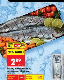 Biedronka Świeży pstrąg tęczowy patroszony Marinero oferta