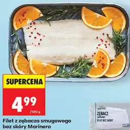 Biedronka Filet z zębacza smugowego bez skóry Marinero oferta