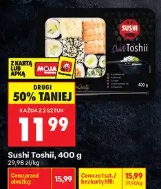 Biedronka Sushi Toshio oferta