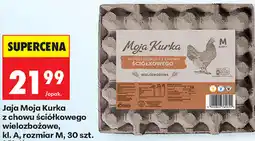Biedronka Jaja Moja Kurka z chowu ściółkowego wielozbożowe, kl. A, rozmiar M, 30 szt oferta