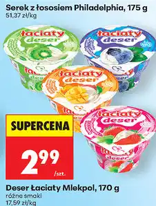 Biedronka Deser Łaciaty Mlekpol oferta