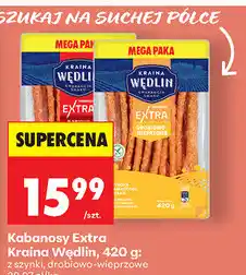Biedronka Kabanosy Extra Kraina Wędlin oferta