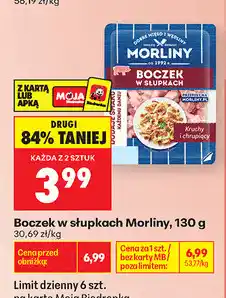 Biedronka Boczek w słupkach Morliny oferta