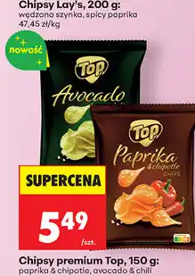 Biedronka Chipsy premium Top oferta