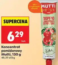 Biedronka Koncentrat pomidorowy Mutti oferta
